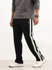 Relaxed Fit Double Stripe Jogger | Black