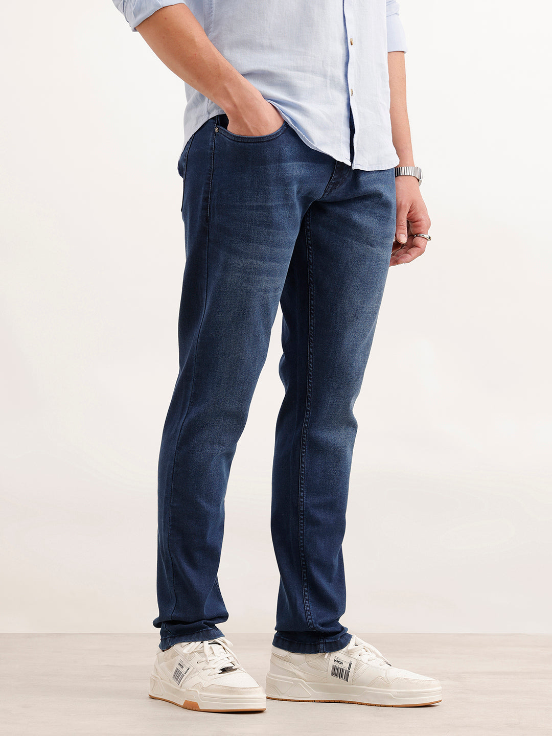 Classic Slim Fit Denim Jeans  | Blue