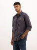 Slim Fit Placement Printed Shirt | Navy Blue | WSH01FSSL7104W
