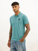 Solid Regular Fit Polo T-Shirt | Green