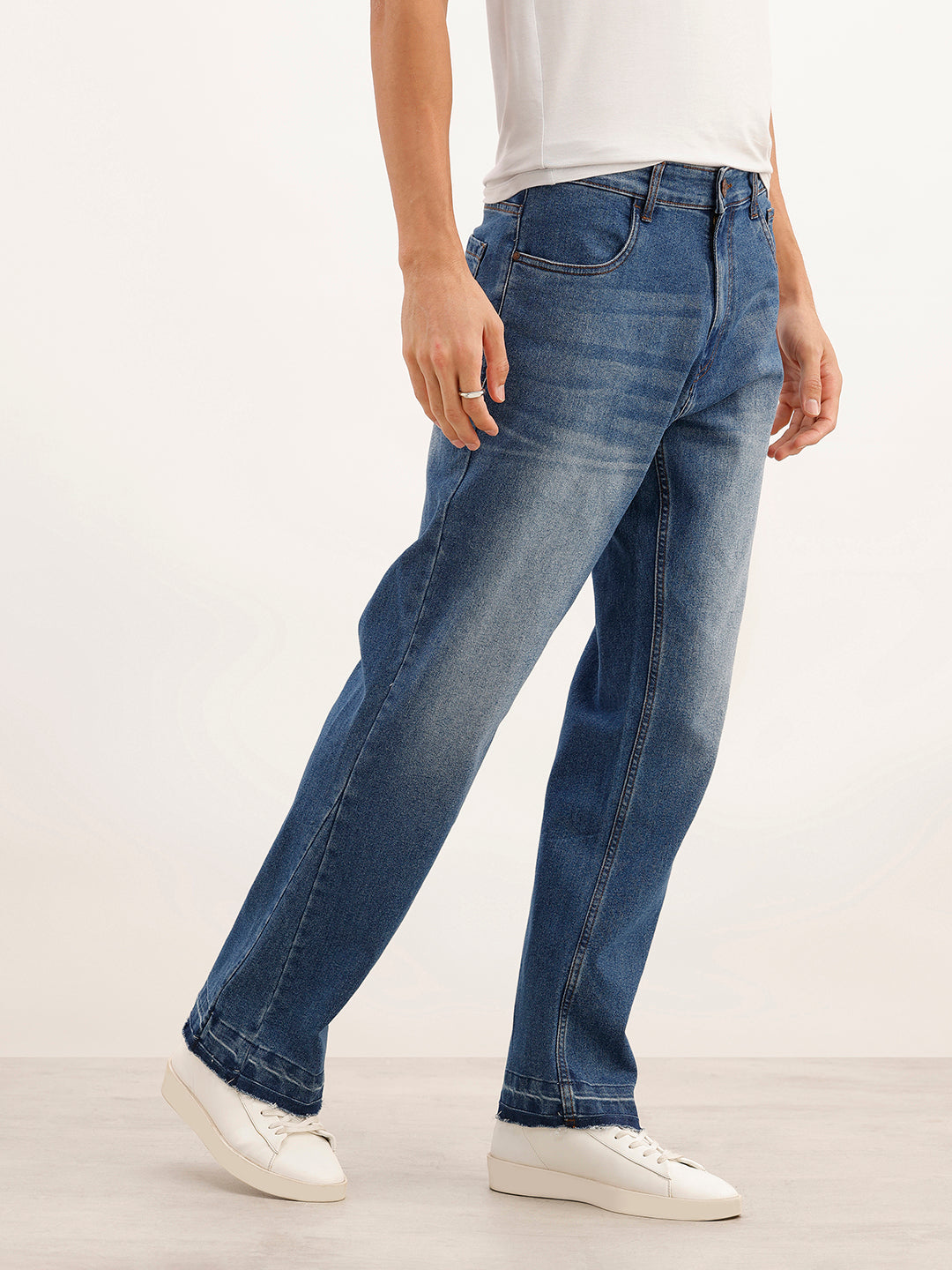 Classic Bootcut Denim Jeans | Light Blue