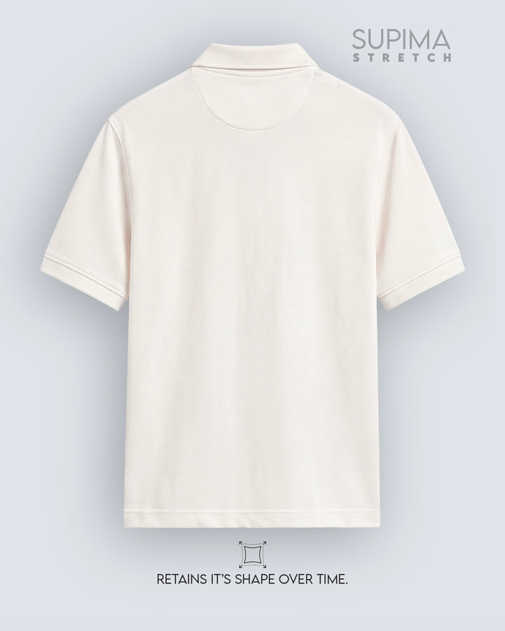Essential Supima Polo T-Shirt | Essential | White