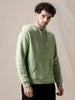 Minimalist Solid Pastel Green Hoodie