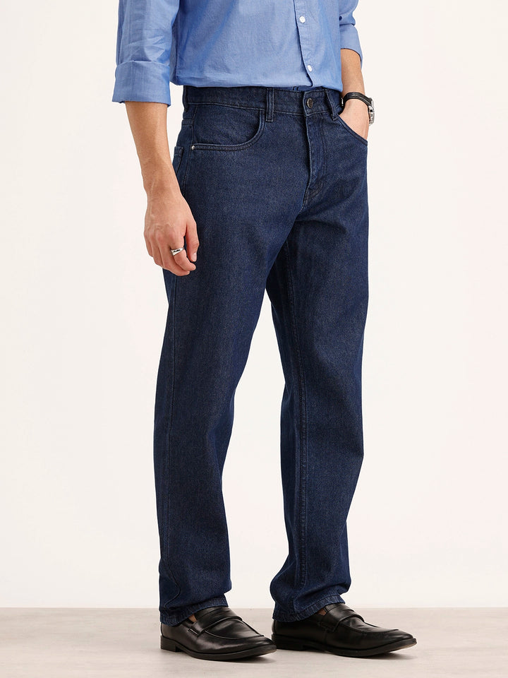 Anti Fit Denim Jeans | Dark Blue