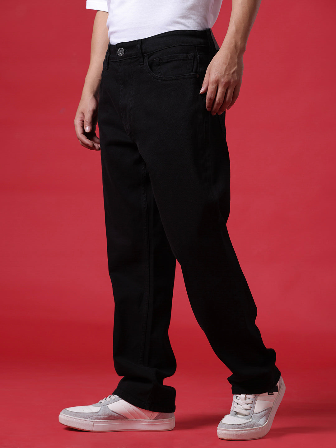 Medstone Black Anti-Fit Jeans