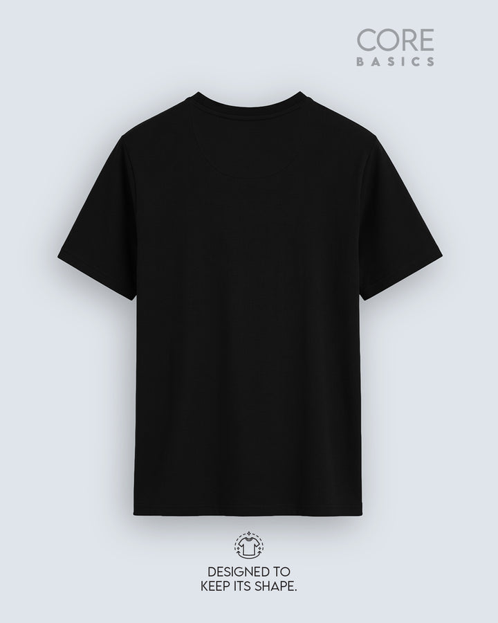 Core Basics Regular Fit T-Shirt | Essential | Black
