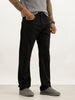 Solid Anti Fit Denim Jeans | Black