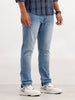 Slim Fit Faded Denim Jeans | Light Blue