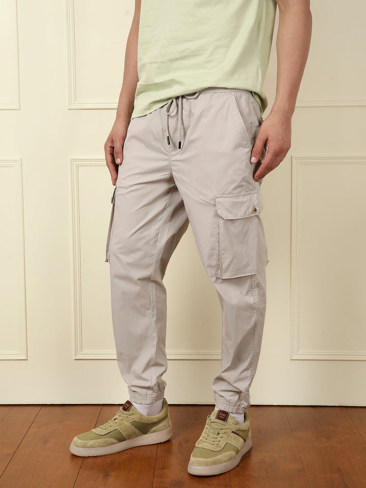 Loose Fit Cargo Jogger | Khaki