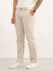 Solid Straight Fit Cargo Trouser | Beige | WVTR4001F