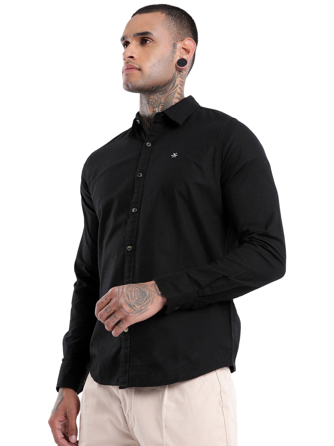 Elite Premium Black Slim Fit Shirt