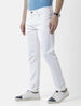 Sleek White Casual Jeans