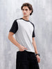 Comfort Fit Men's Colorblocked Tshirt | Grey