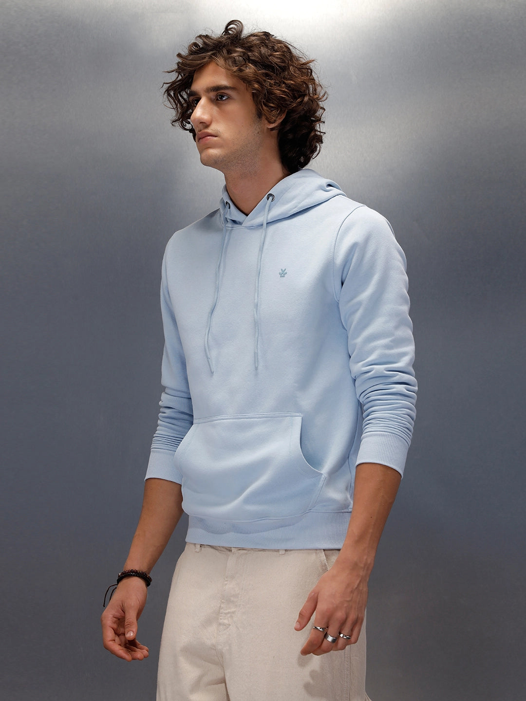 Premium Soft Fleece Classic Slim Fit Sweatshirt | Blue
