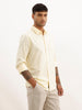 Solid Slim Fit Full Sleeve Shirt | Yellow
