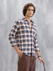 Checkered Full Sleeve Shirt  | Navy Blue