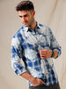 Dyed Checks Slim Fit Shirt