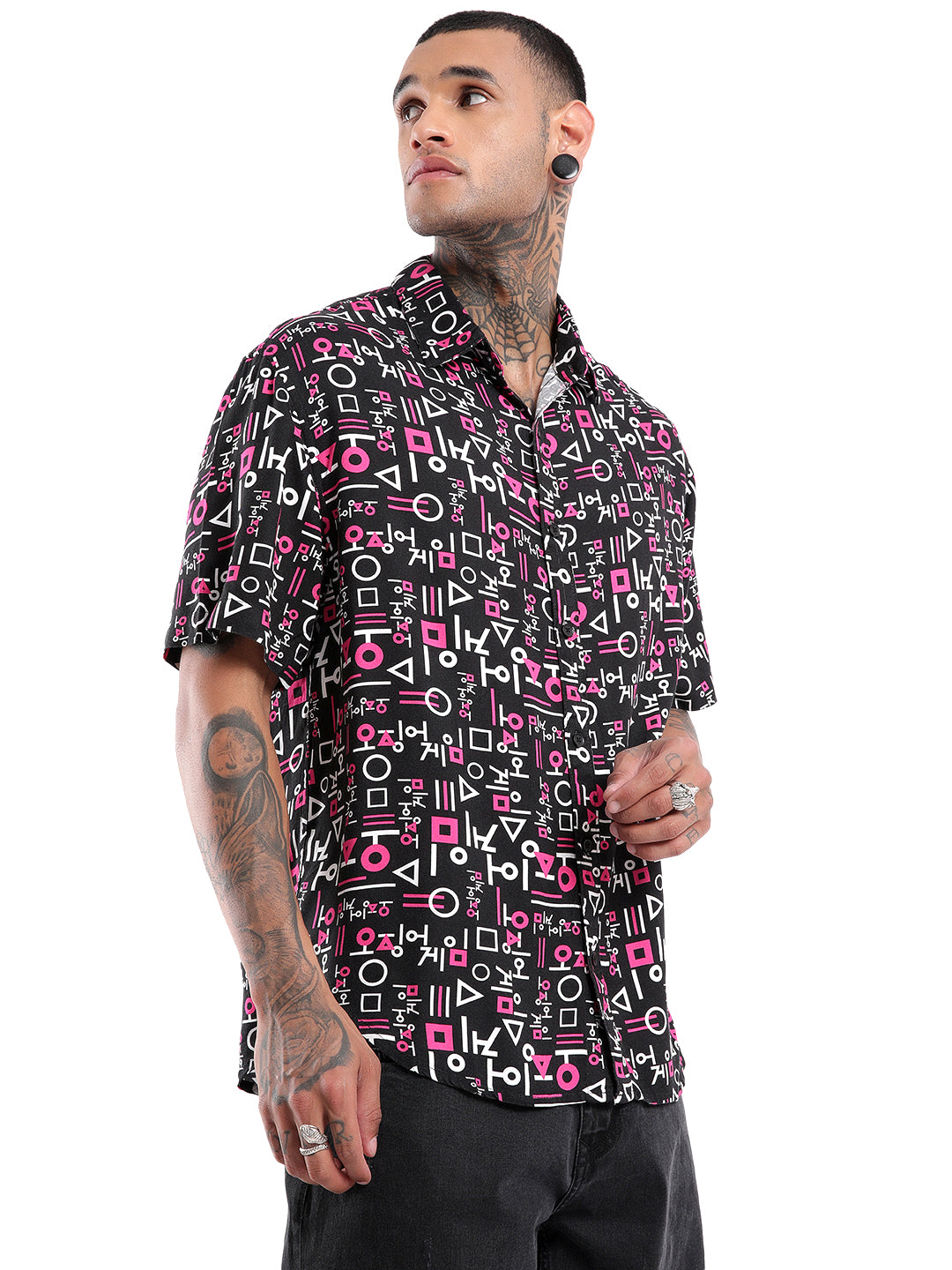 Vibrant AOP Viscose Shirt