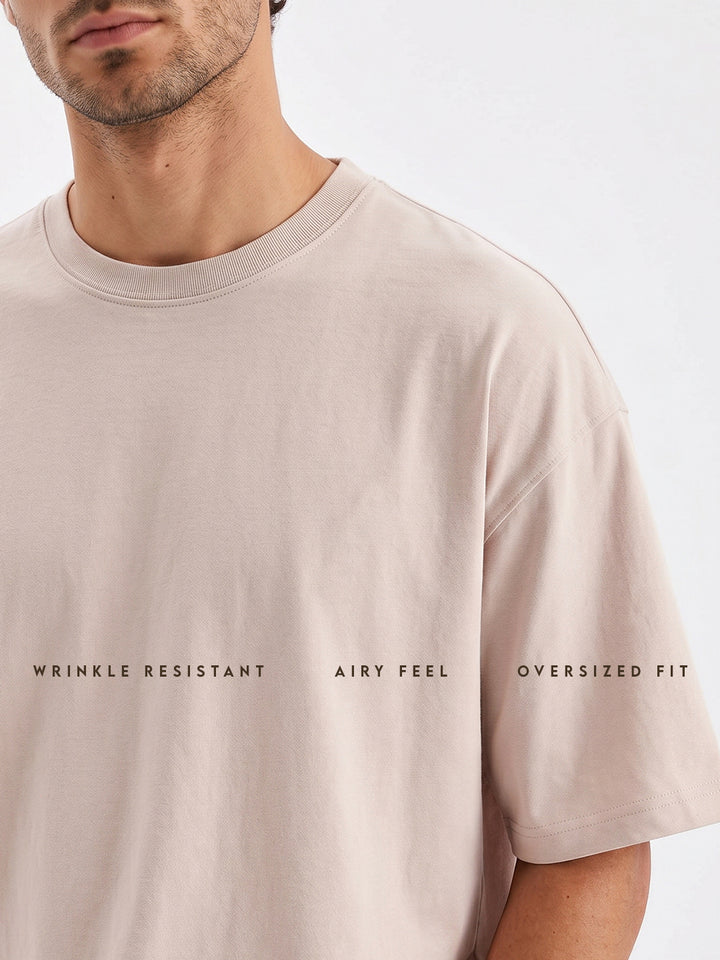 No Brainer Bounce Oversized T-Shirt | Essential | Beige