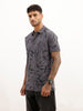 Slim Fit AOP Polo T-Shirt | Grey