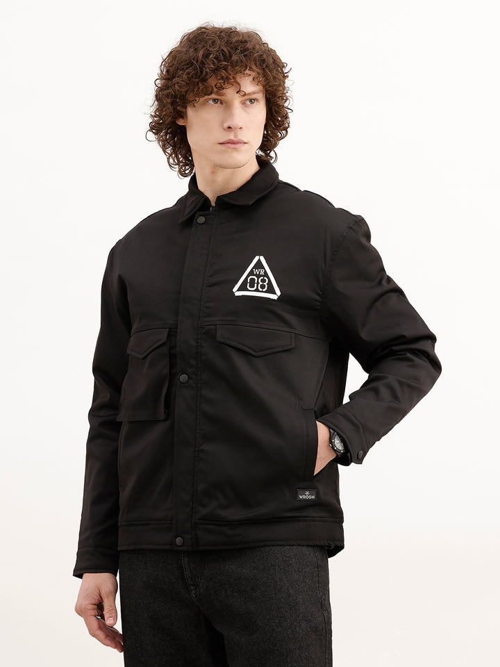 Classic Double Pocket Jacket | Black