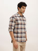 Slim Fit Checkered Full Sleeve Shirt | Multicolor