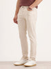 Slim Fit Denim Jeans | Beige