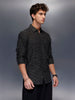 Men's Casual Regular Fit Shirt   |  Black
