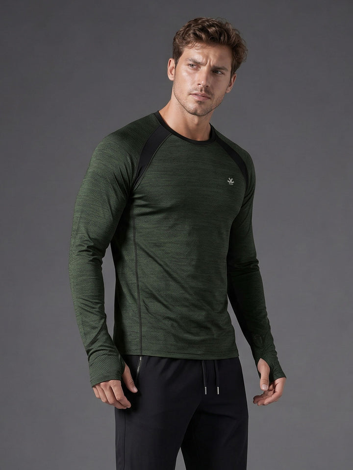 Full Sleeve Performance Tee | Active |  Olive