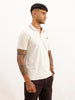 Regular Fit Tipping Collar Polo T-Shirt | Beige