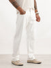 Solid Anti Fit Denim Jeans | White