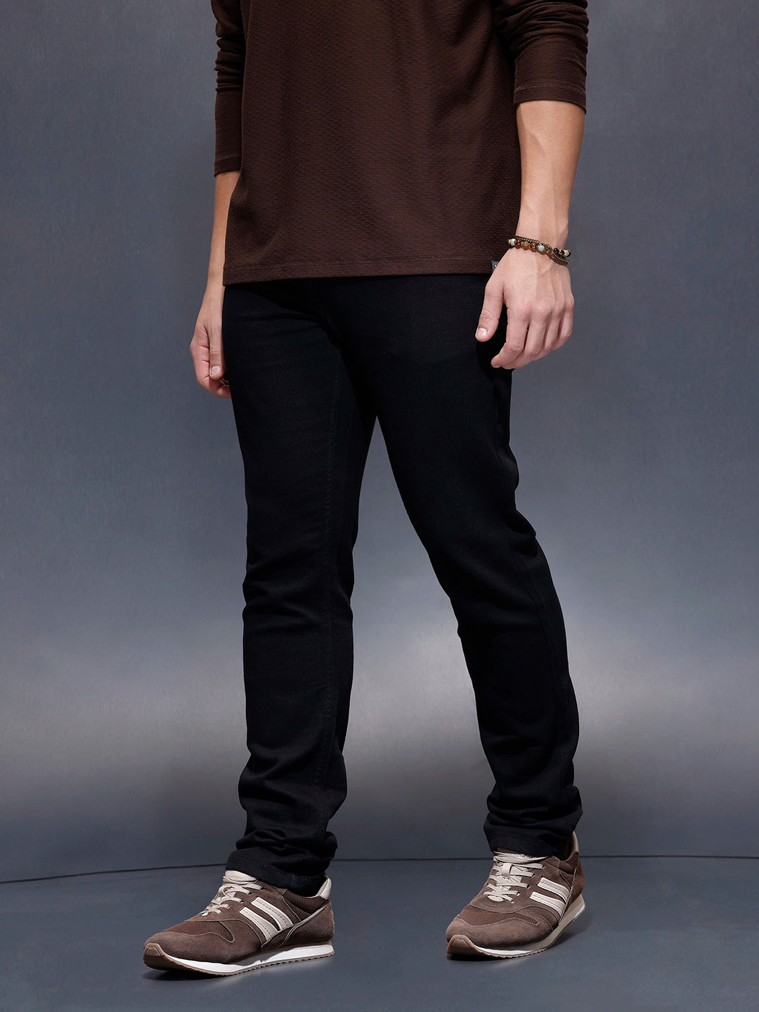 Casual Slim Fit Denim Jeans  | Black