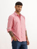 Solid Slim Fit 100% Cotton Shirt | Red