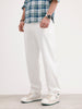 Solid Anti Fit Denim Jeans | White