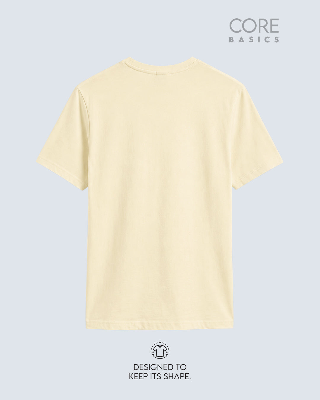 Core Basics Regular Fit T-Shirt | Essential | Yellow
