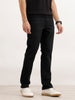 Straight Fit Solid Denim Jeans  | Black