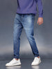 Men’s light washed jogger fit jeans | Med Stone
