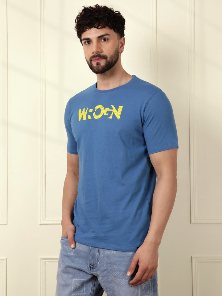 Wrogn Chest Print T-Shirt