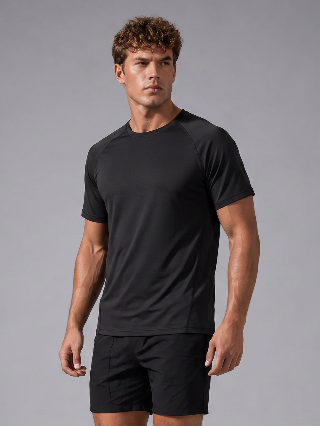 Nylon Active Tee | Active | Grey | WTS01HSSL1259W