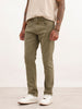 Solid Slim Fit Denim Jeans | Olive