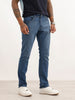 Faded Slim Fit Denim Jeans | Black
