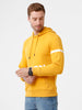 Mustard Fleece Casual Sweatshirt