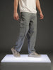 Men's casual loose fit cargo pocket trousers | Grey
