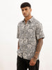 Classic Comfort Fit Jacquard Shirt | Grey