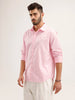 Solid Regular Fit Full Sleeve Shirt | Pink