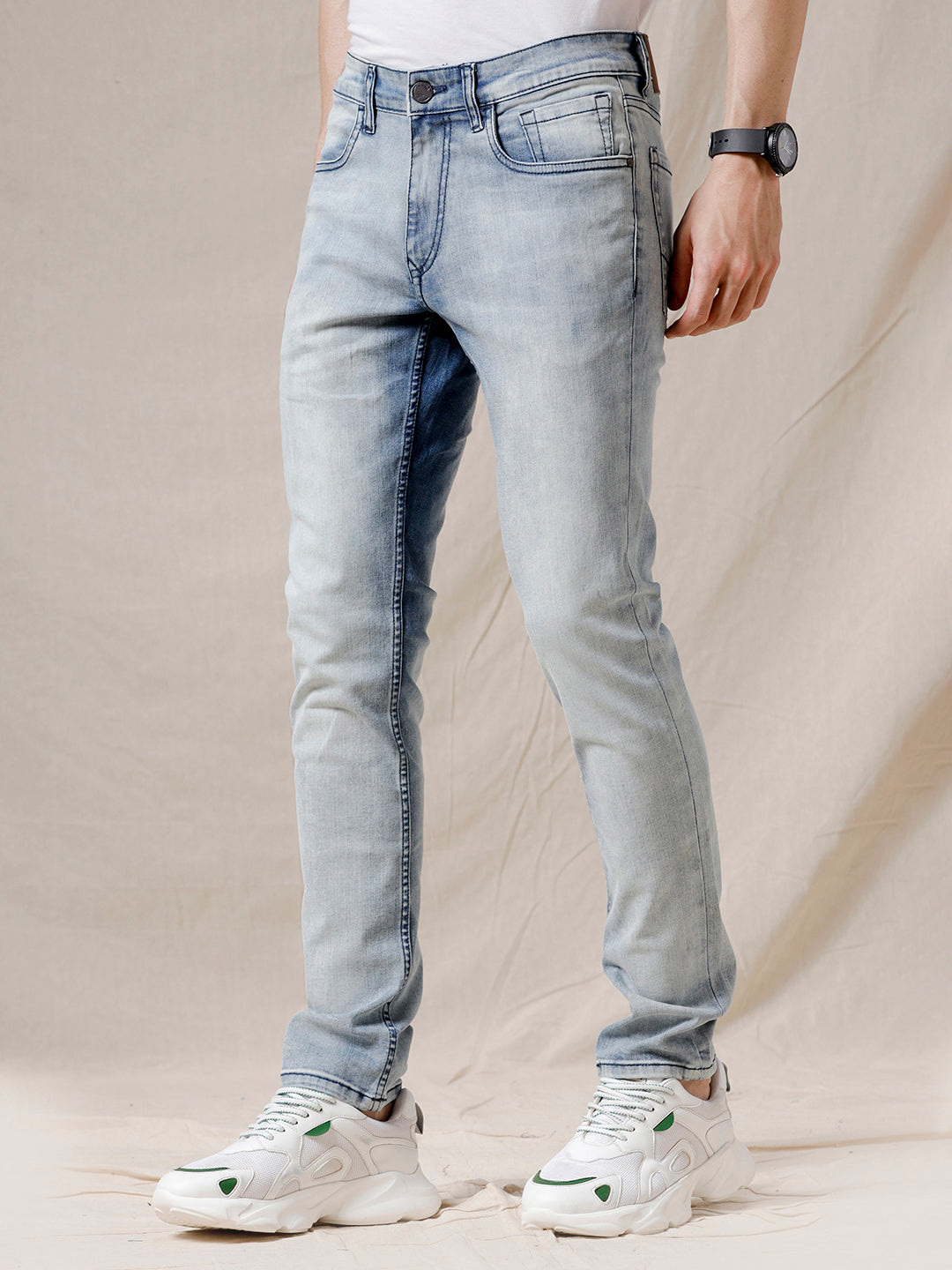 Faded Superstone Blue Jeans