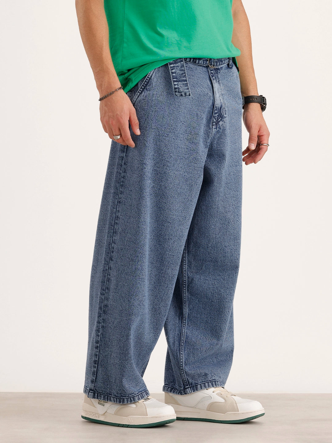 Baggy Fit Denim Jeans | Blue