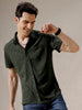 Solid Olive Short Sleeve Shirt