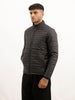 Solid Regular Fit Jacket | Black