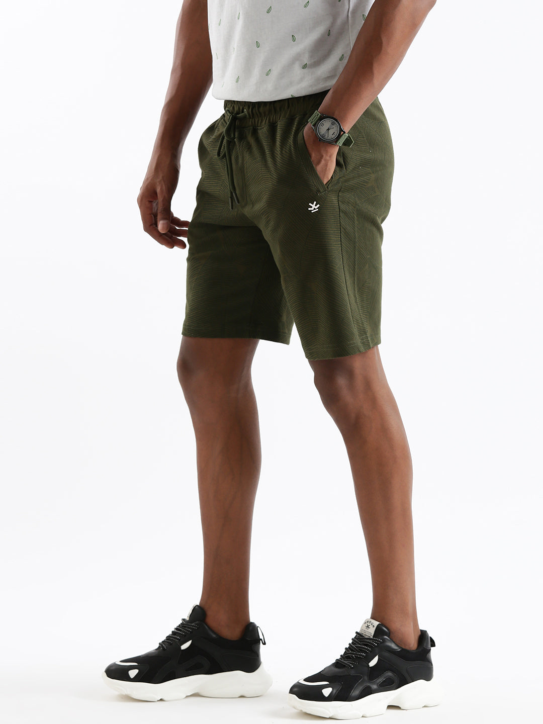 Solid Olive Comfort Shorts